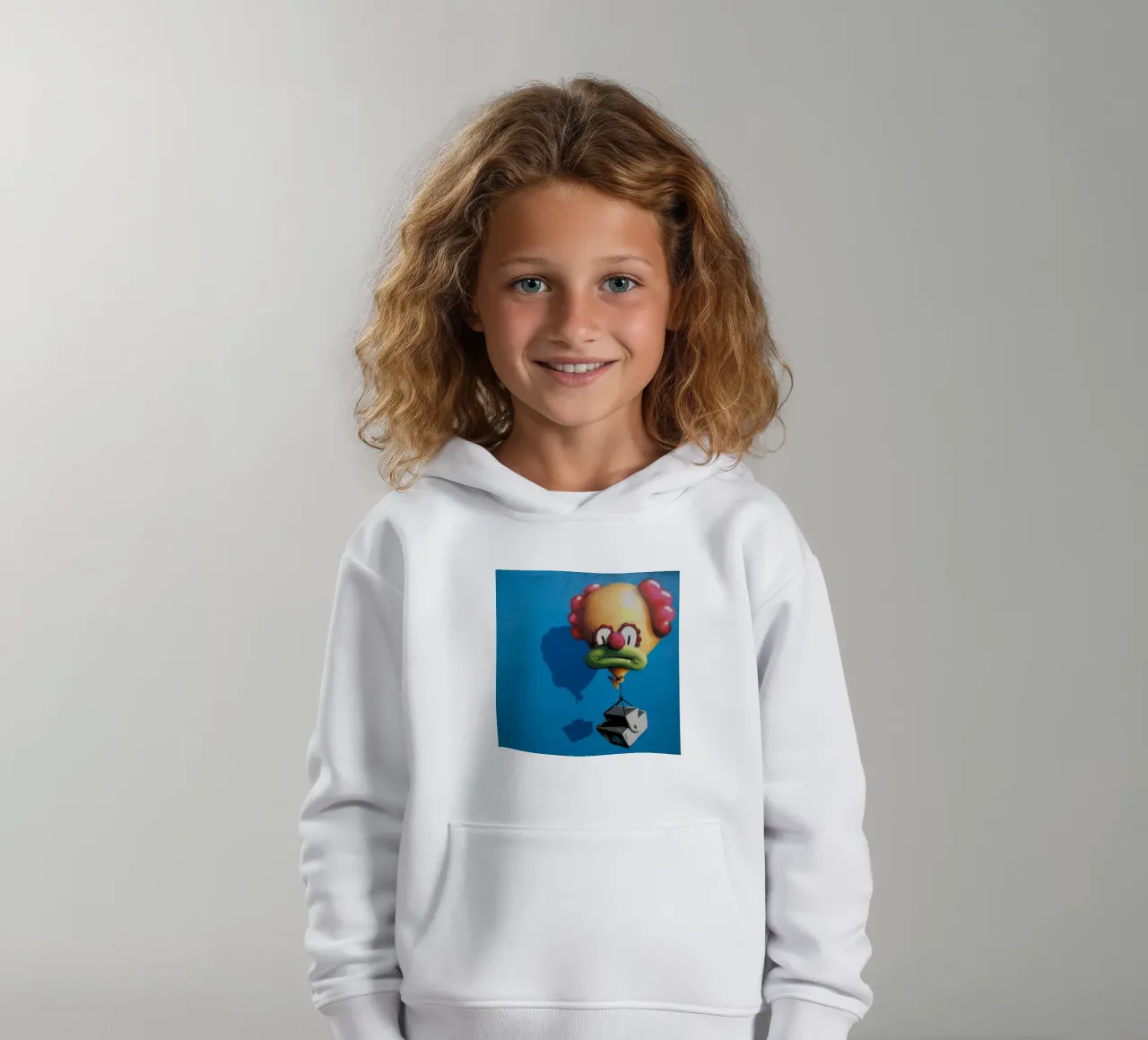 The Clown felpa bambino con cappuccio da Flo Klein