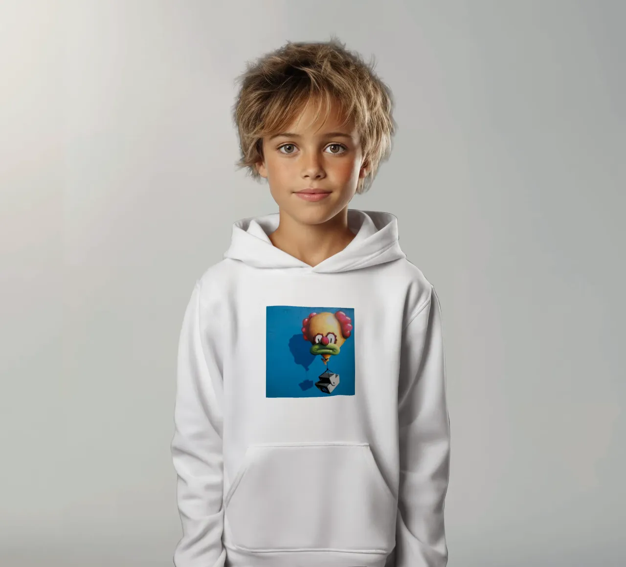 The Clown felpa bambino con cappuccio da Flo Klein