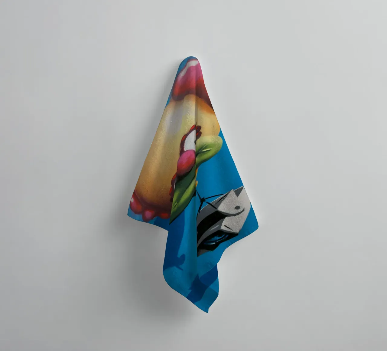 The Clown asciugamano da bagno da Flo Klein