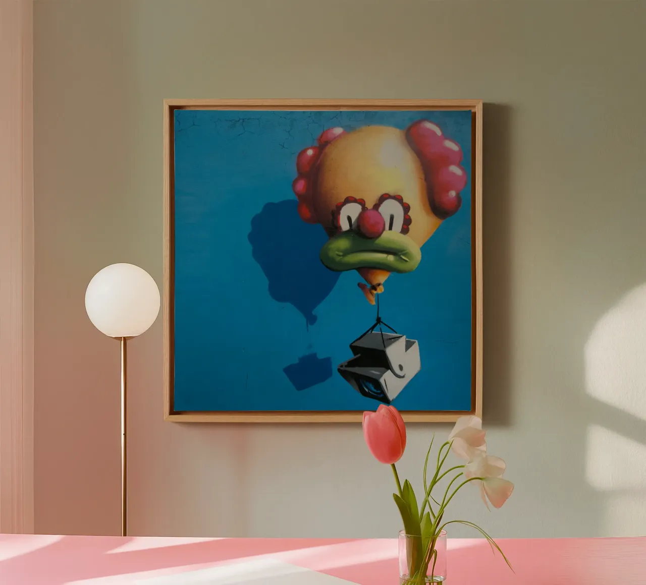 The Clown tela da Flo Klein