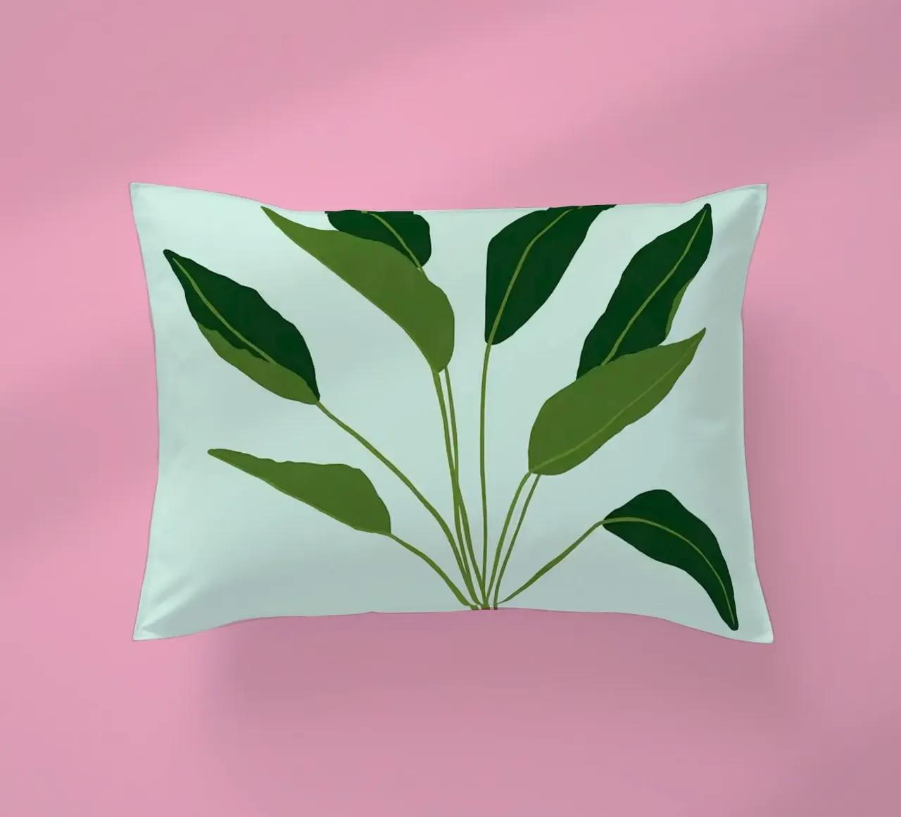 pianta in vaso cuscino da Abstract Botanical Art