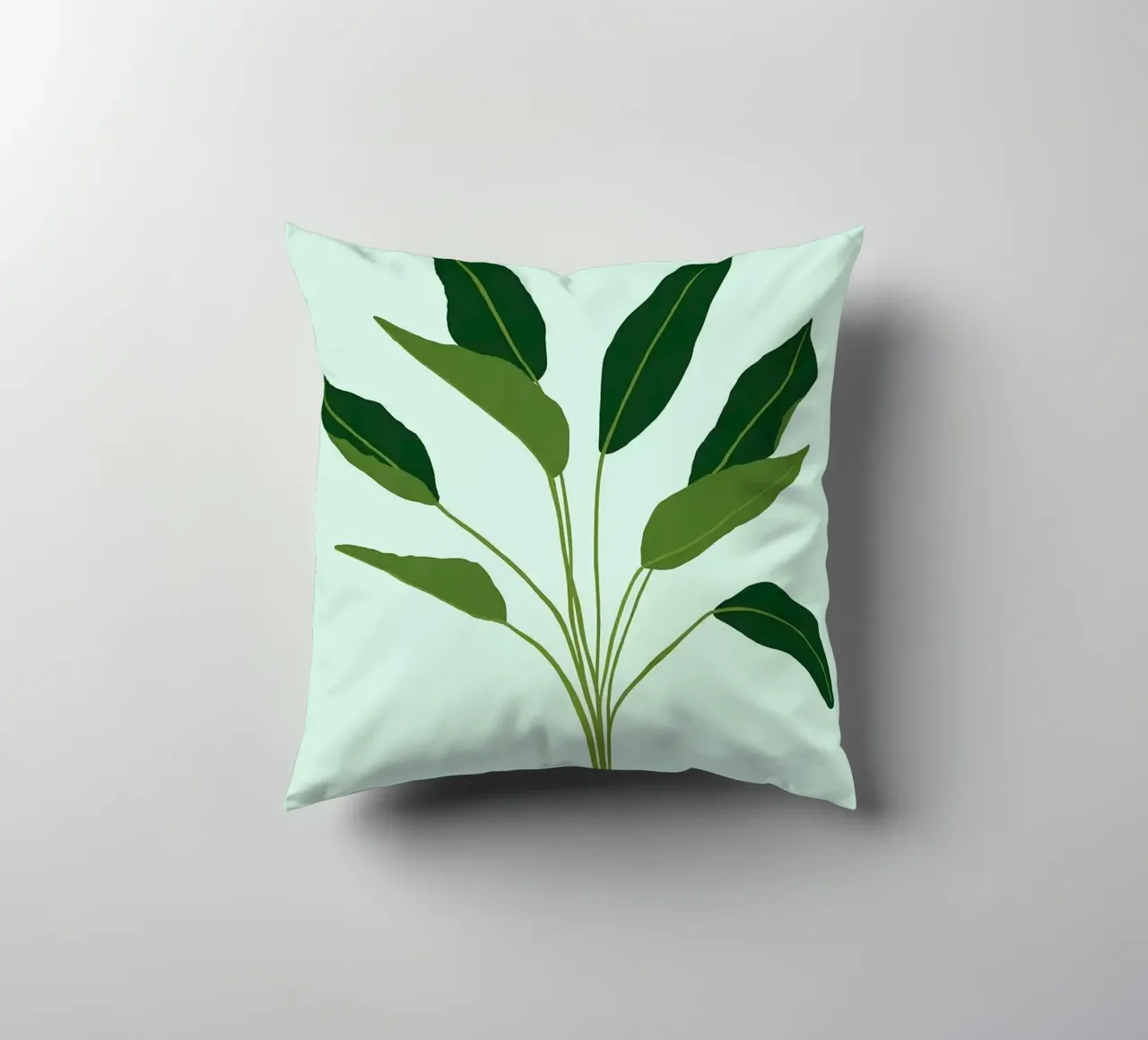 pianta in vaso cuscino da Abstract Botanical Art