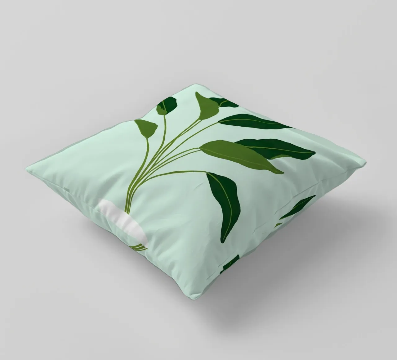 pianta in vaso cuscino da Abstract Botanical Art