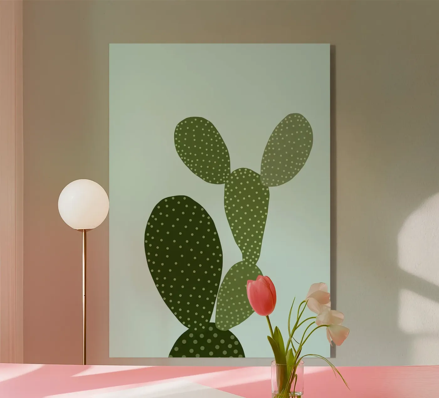 cactus Acryl-Glas von Abstract Botanical Art