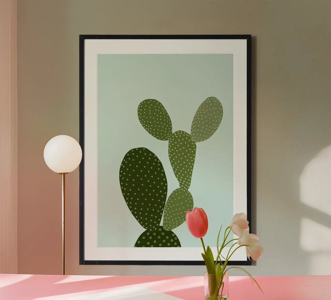 cactus poster da Abstract Botanical Art