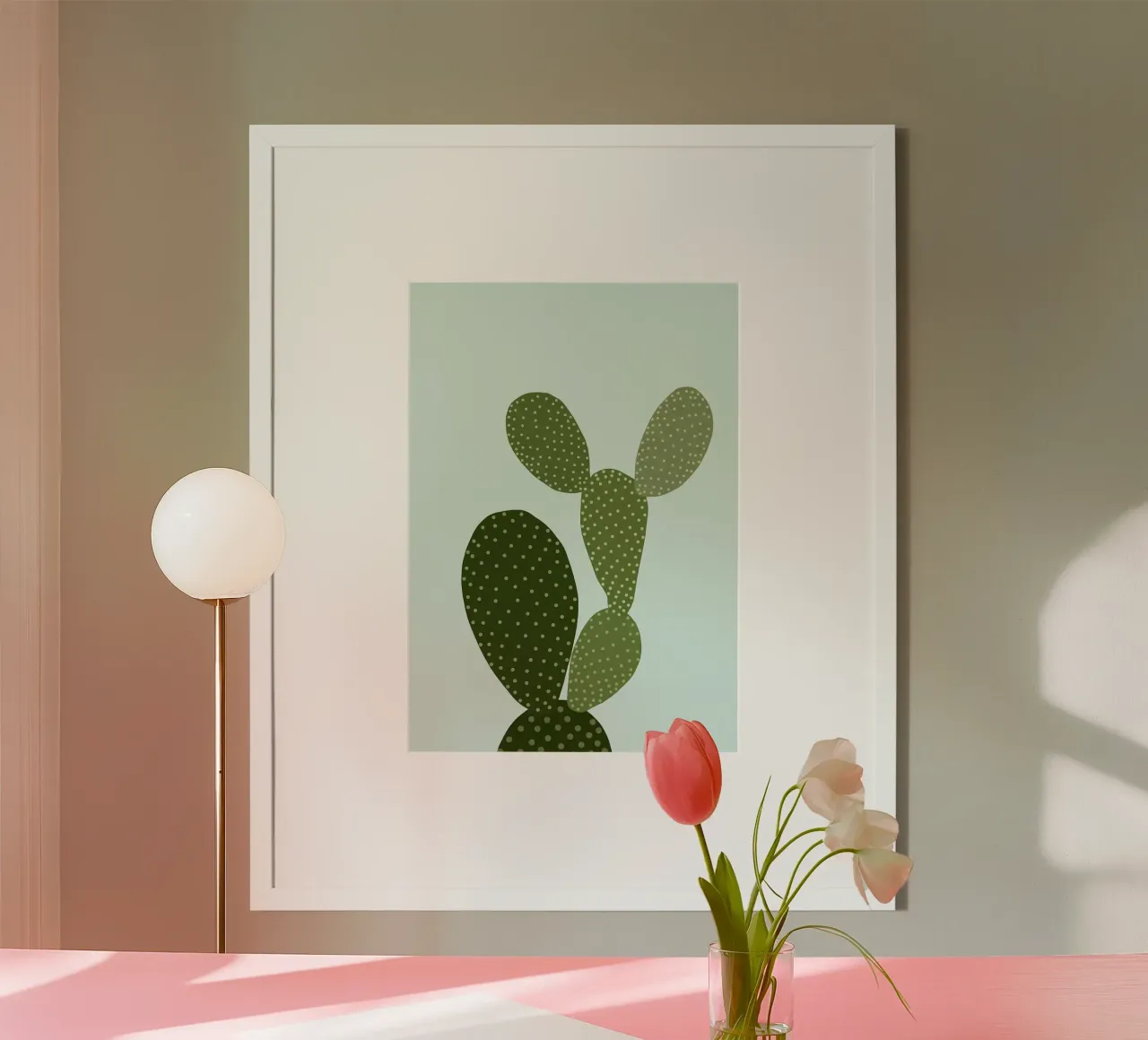 cactus poster da Abstract Botanical Art