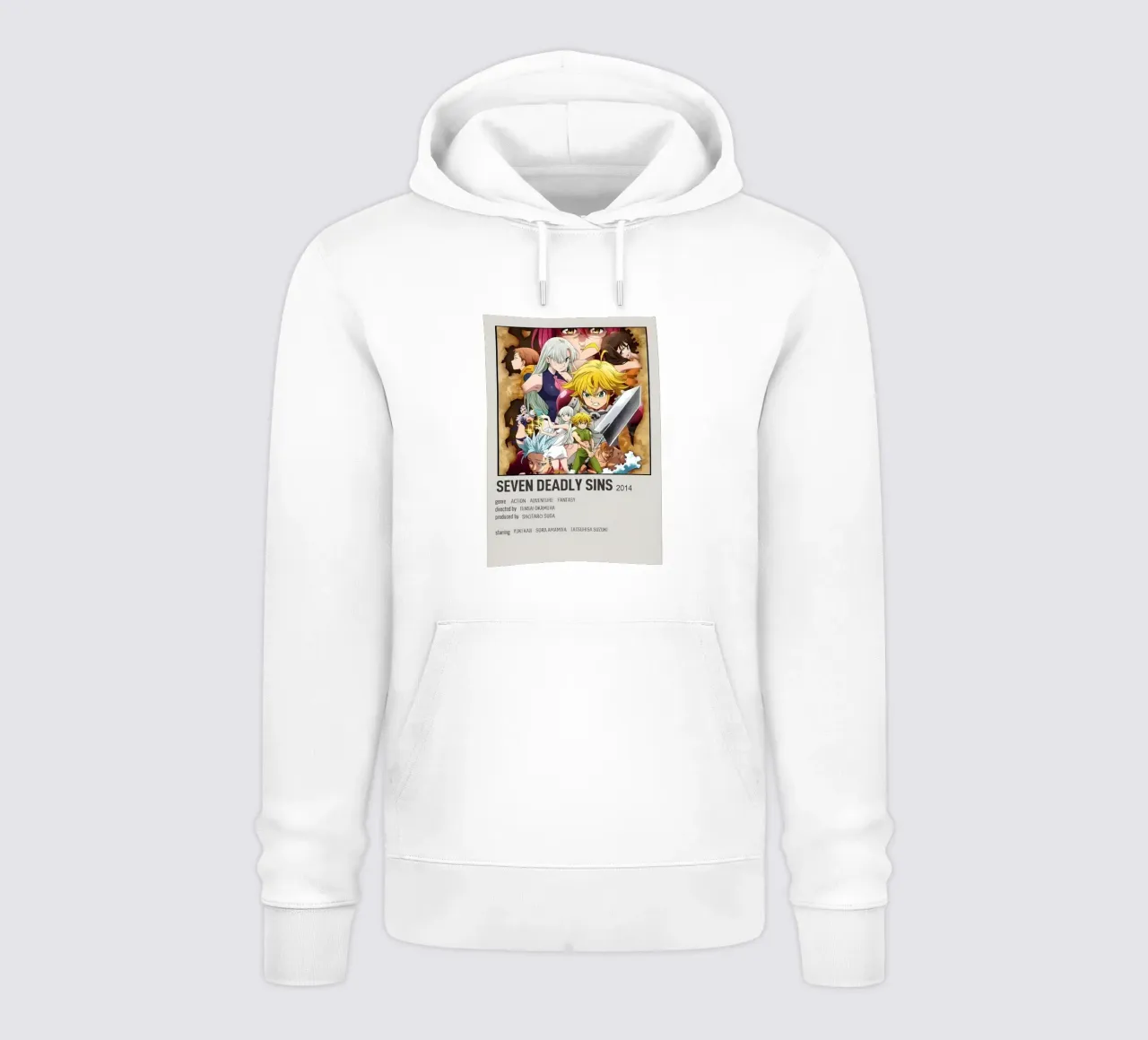 SEVEN DEADLY SINS 2014 felpa con cappuccio da Totoya