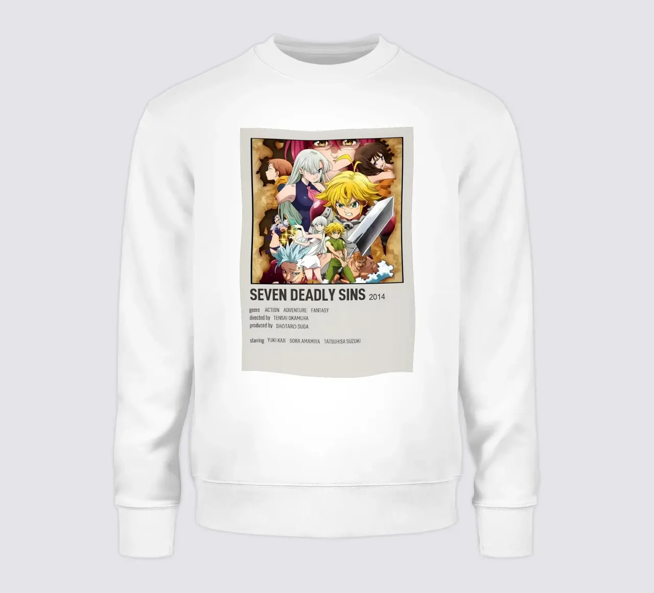 SEVEN DEADLY SINS 2014 felpa da Totoya