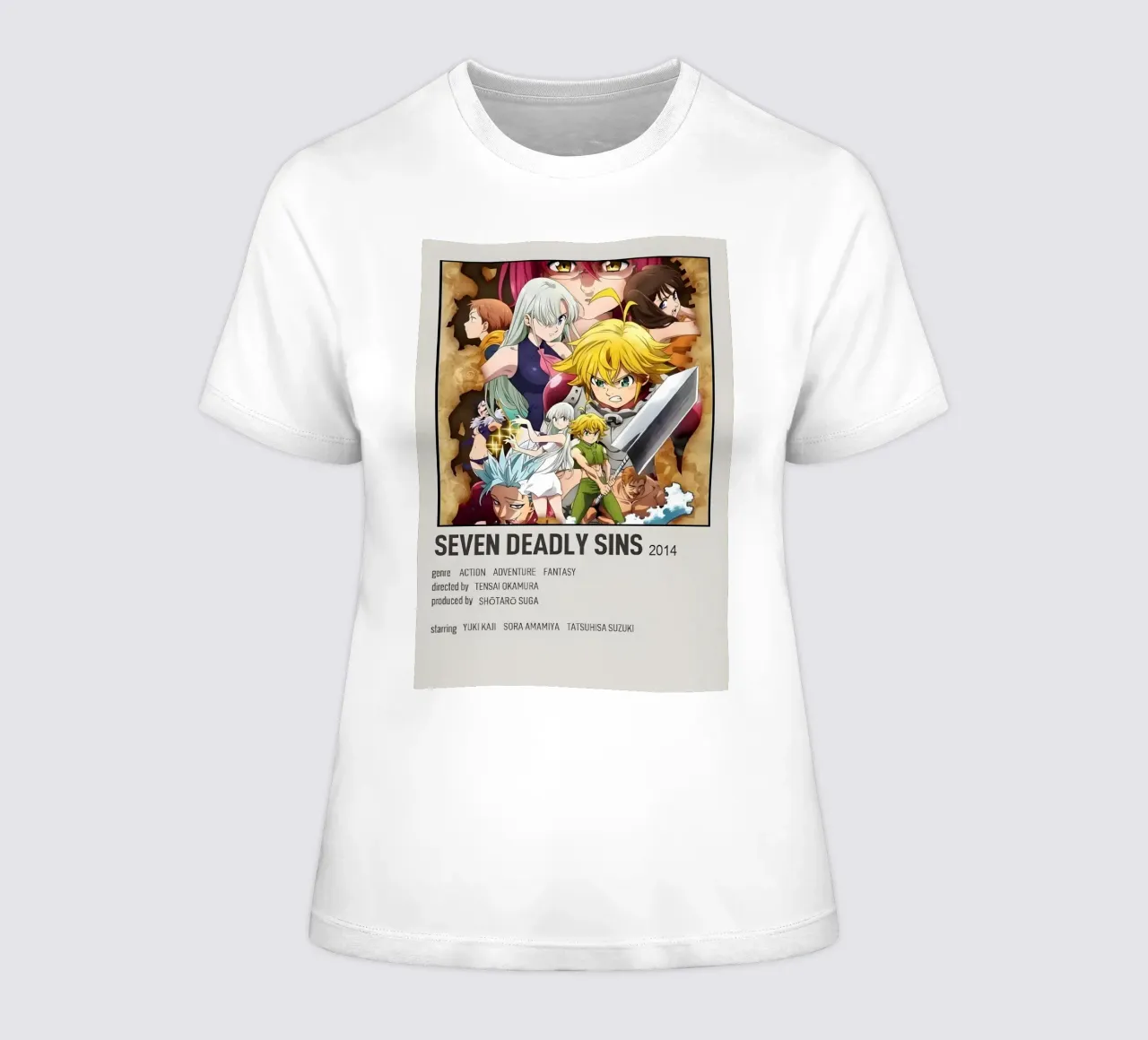 SEVEN DEADLY SINS 2014 t-shirt ajusté pour femmes de Totoya