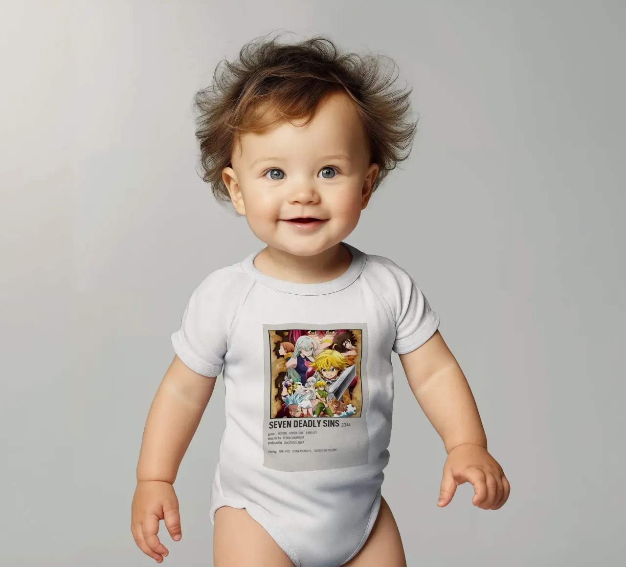 SEVEN DEADLY SINS 2014 body neonato maniche corte da Totoya