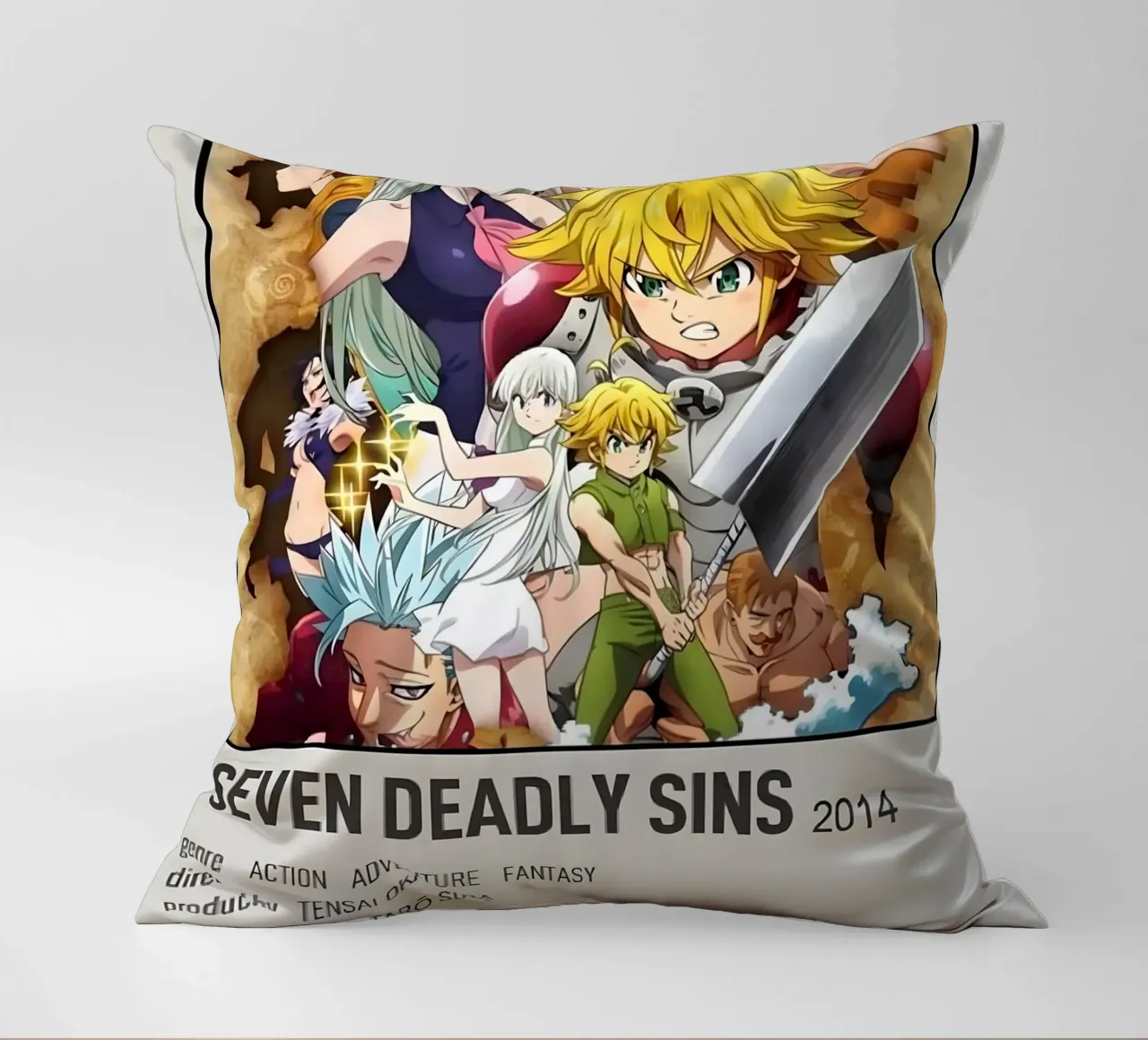 SEVEN DEADLY SINS 2014 cuscino da Totoya