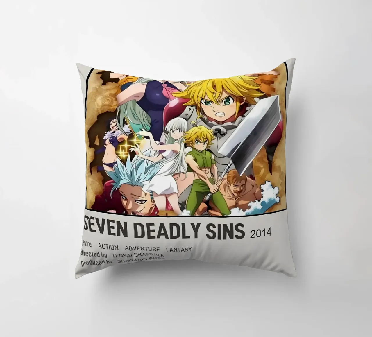 SEVEN DEADLY SINS 2014 cuscino da Totoya
