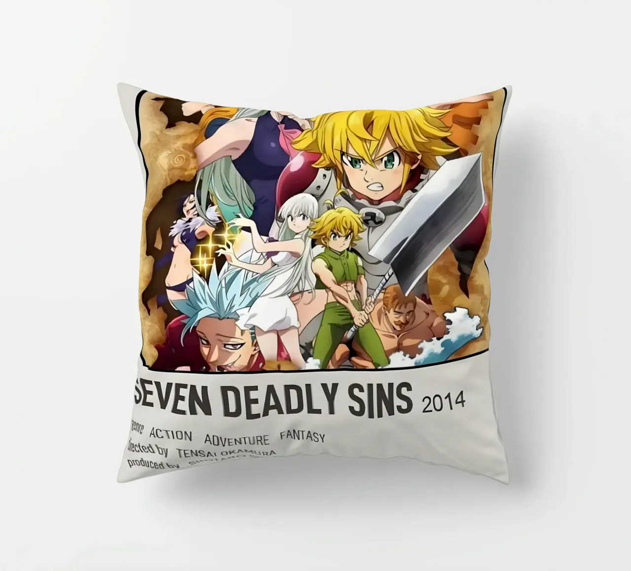 SEVEN DEADLY SINS 2014 cuscino da Totoya
