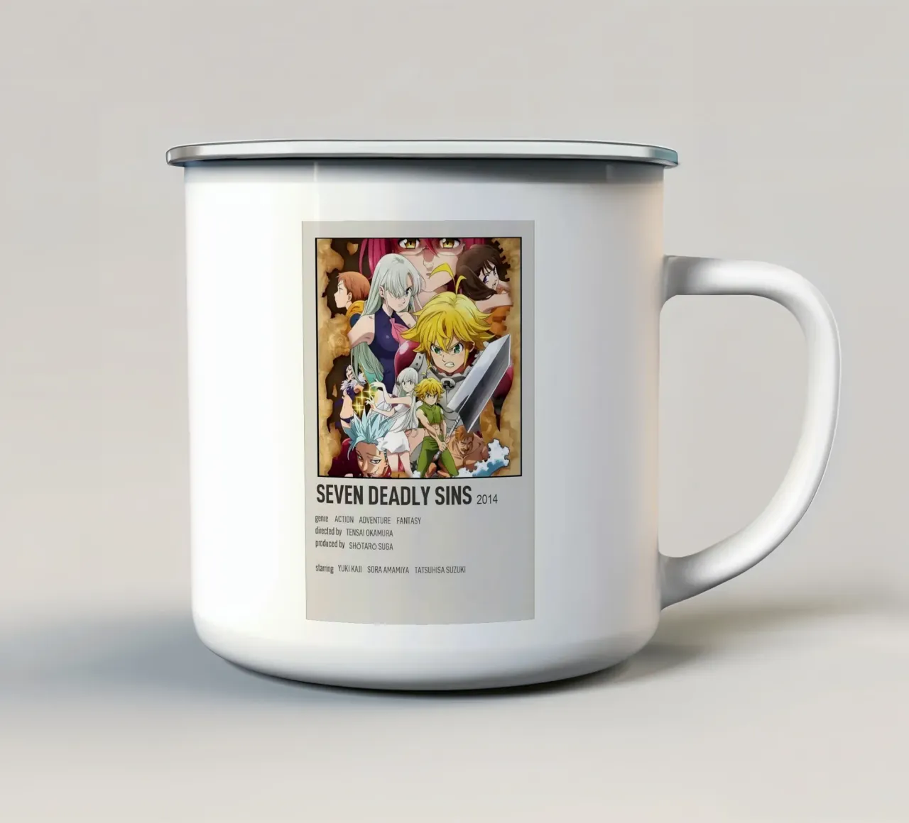 SEVEN DEADLY SINS 2014 tazza in smalto da Totoya