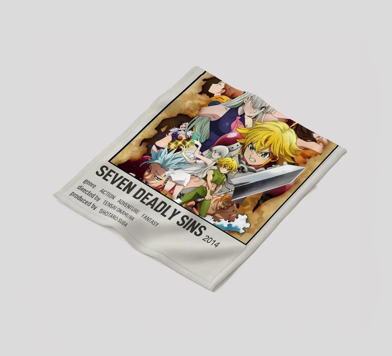 SEVEN DEADLY SINS 2014 coperta in pile da Totoya