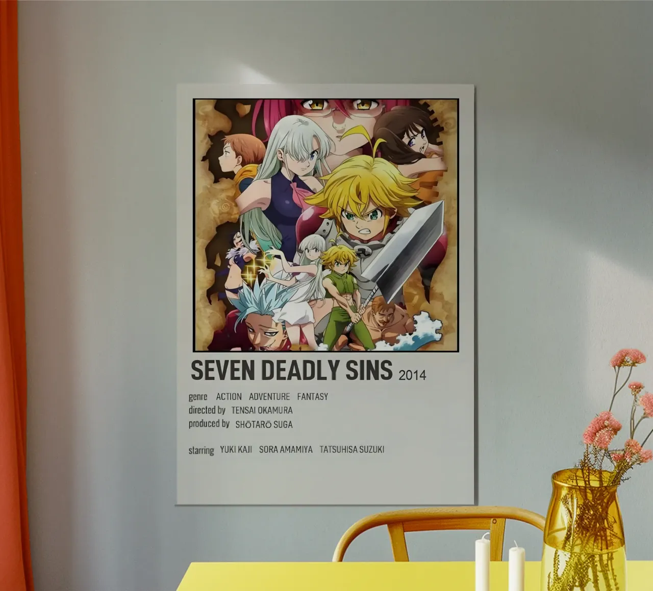 SEVEN DEADLY SINS 2014 carta hahnemühle da Totoya