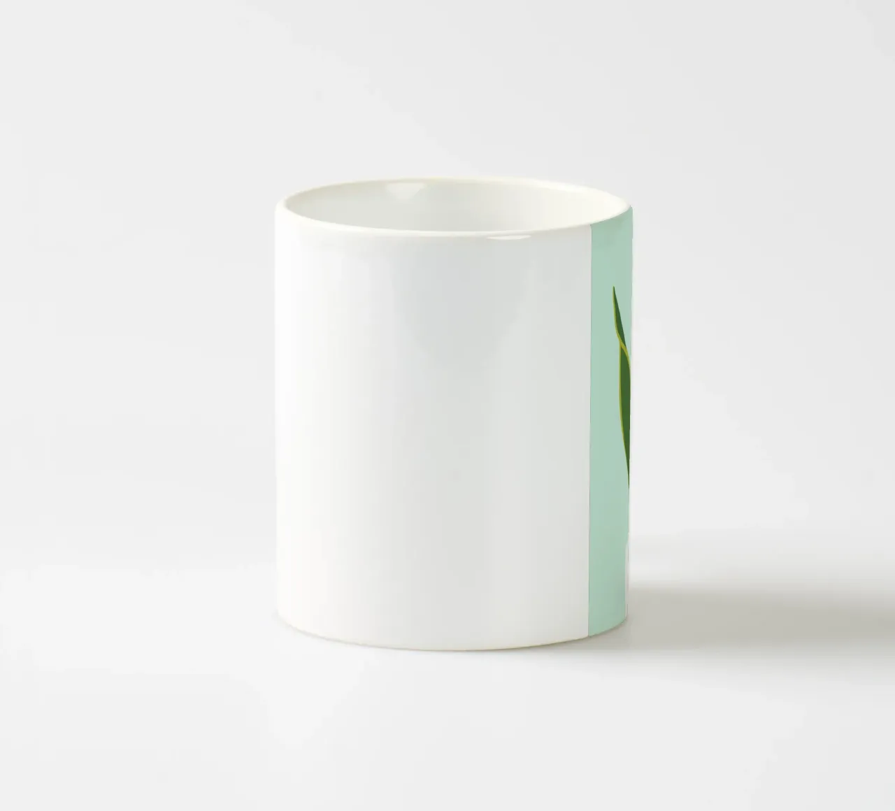 impianto tazza in ceramica da Abstract Botanical Art