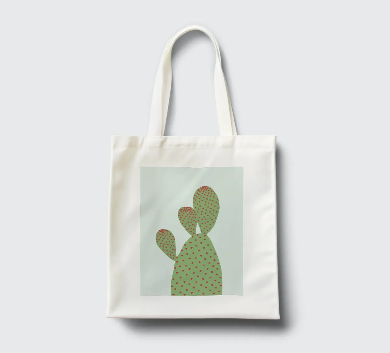 cactus borsa in juta da Abstract Botanical Art