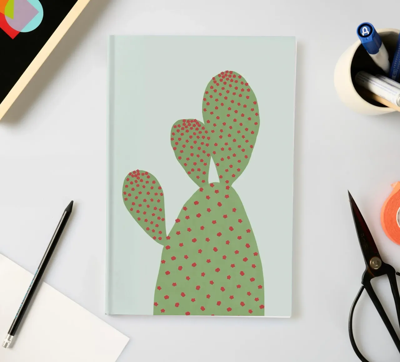 cactus notebook by Abstract Botanical Art