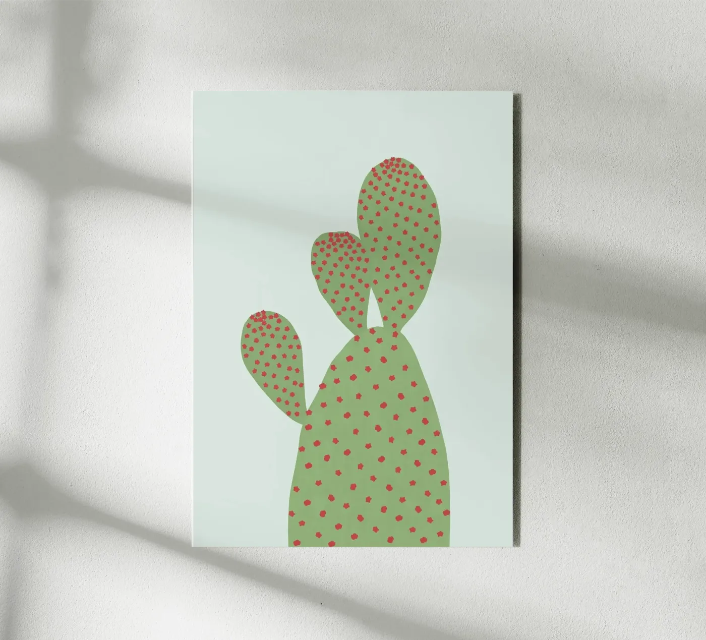 cactus forex plate by Abstract Botanical Art