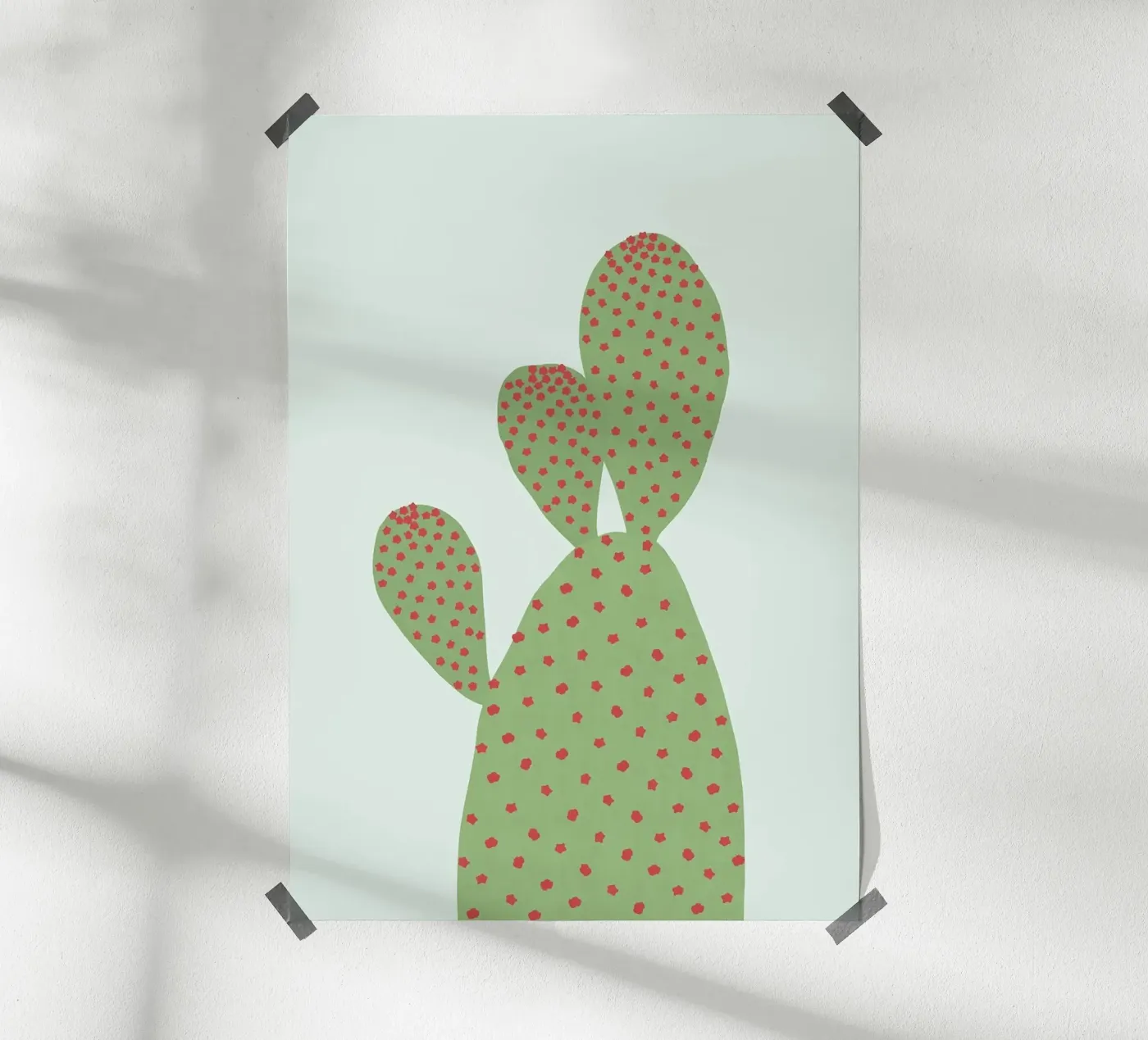 cactus poster van Abstract Botanical Art