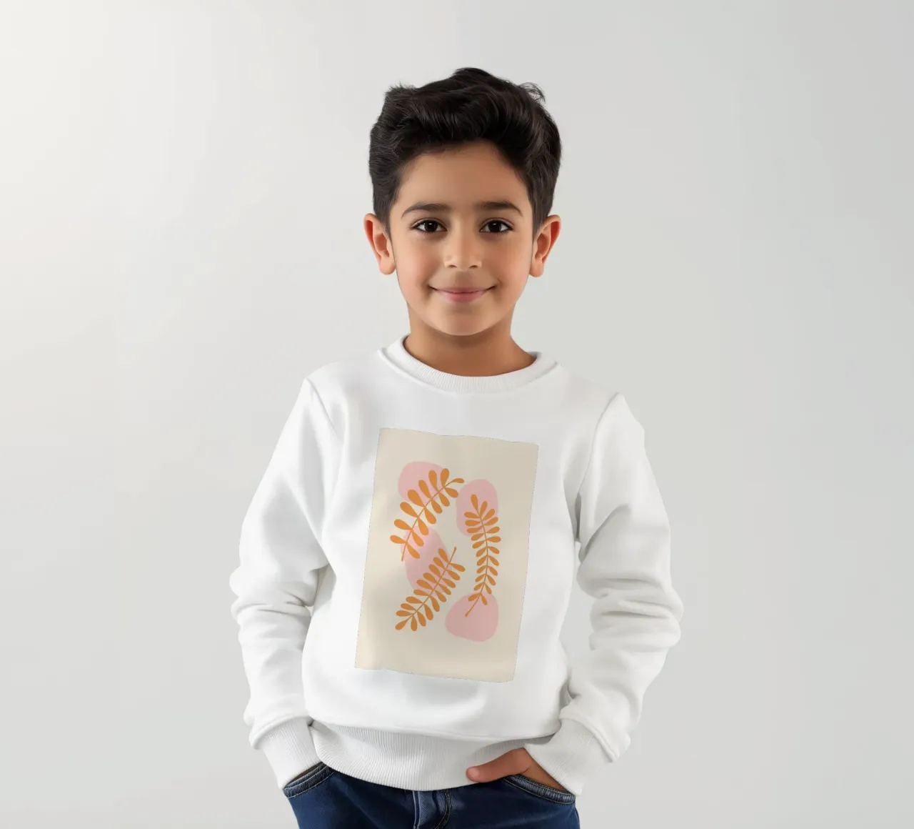 Frond 2 kids sweatshirt by Galaxy Eyes