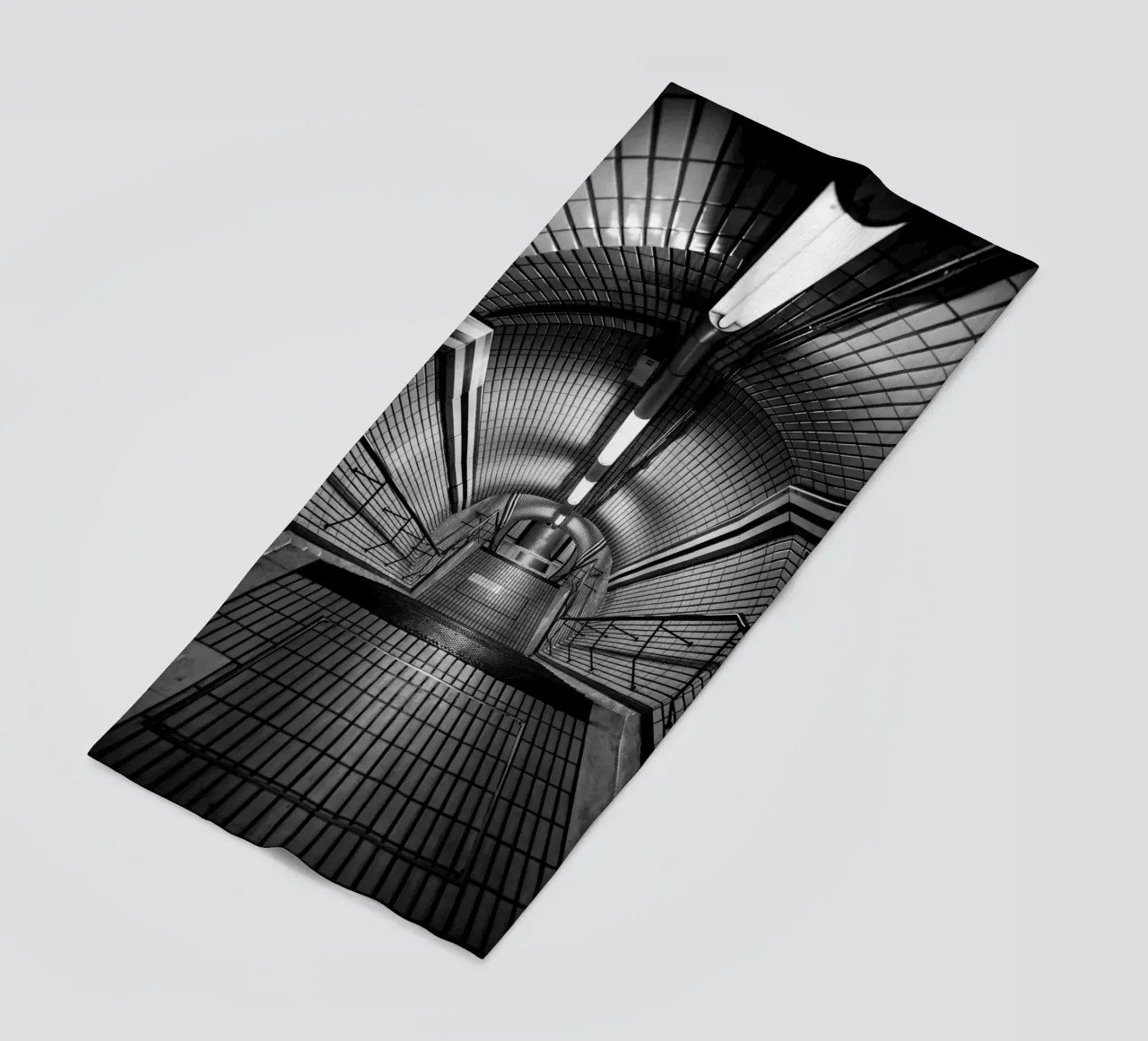 underground beach towel by Flo Klein Gallery