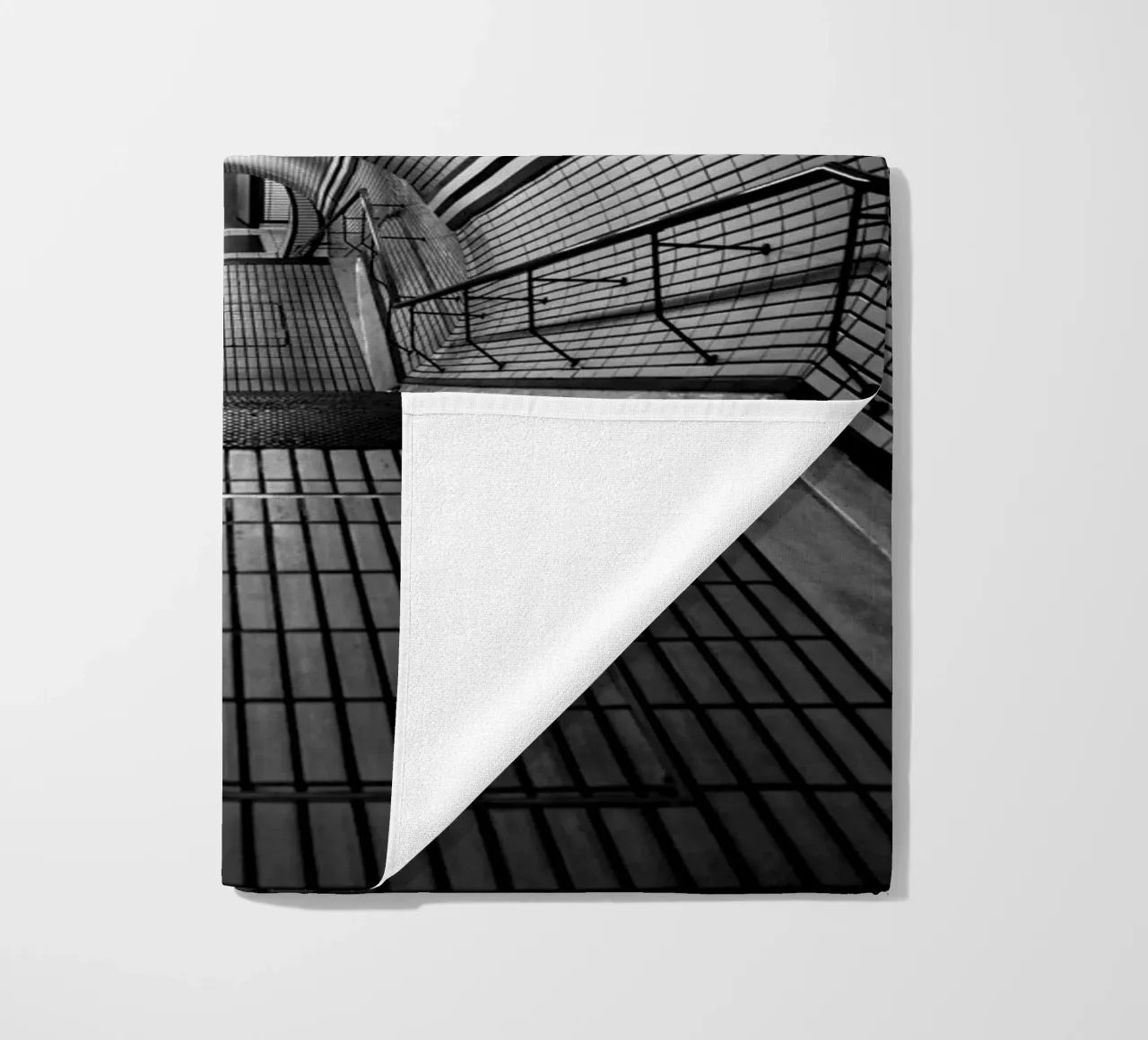 underground beach towel by Flo Klein Gallery