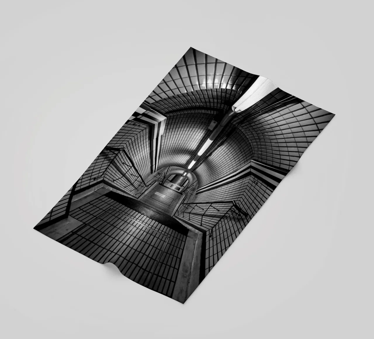 underground beach towel by Flo Klein Gallery