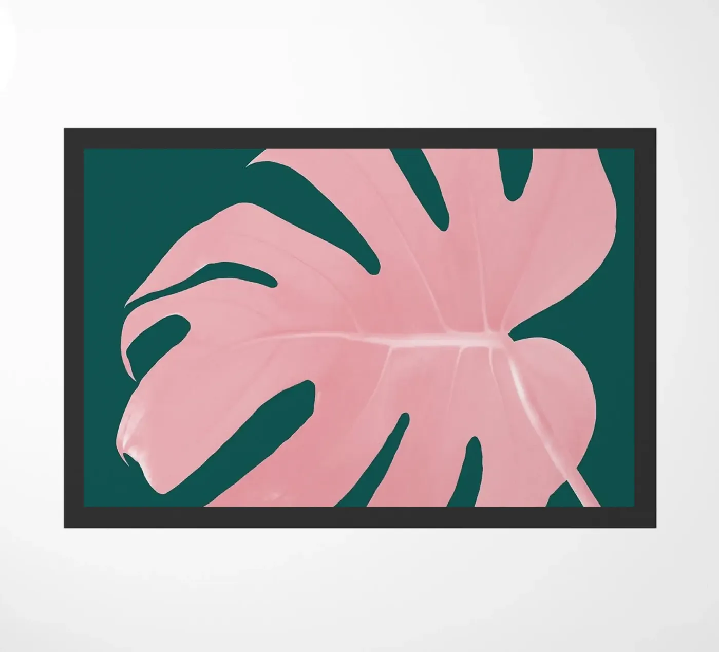 monstera Fußmatte von Abstract Botanical Art