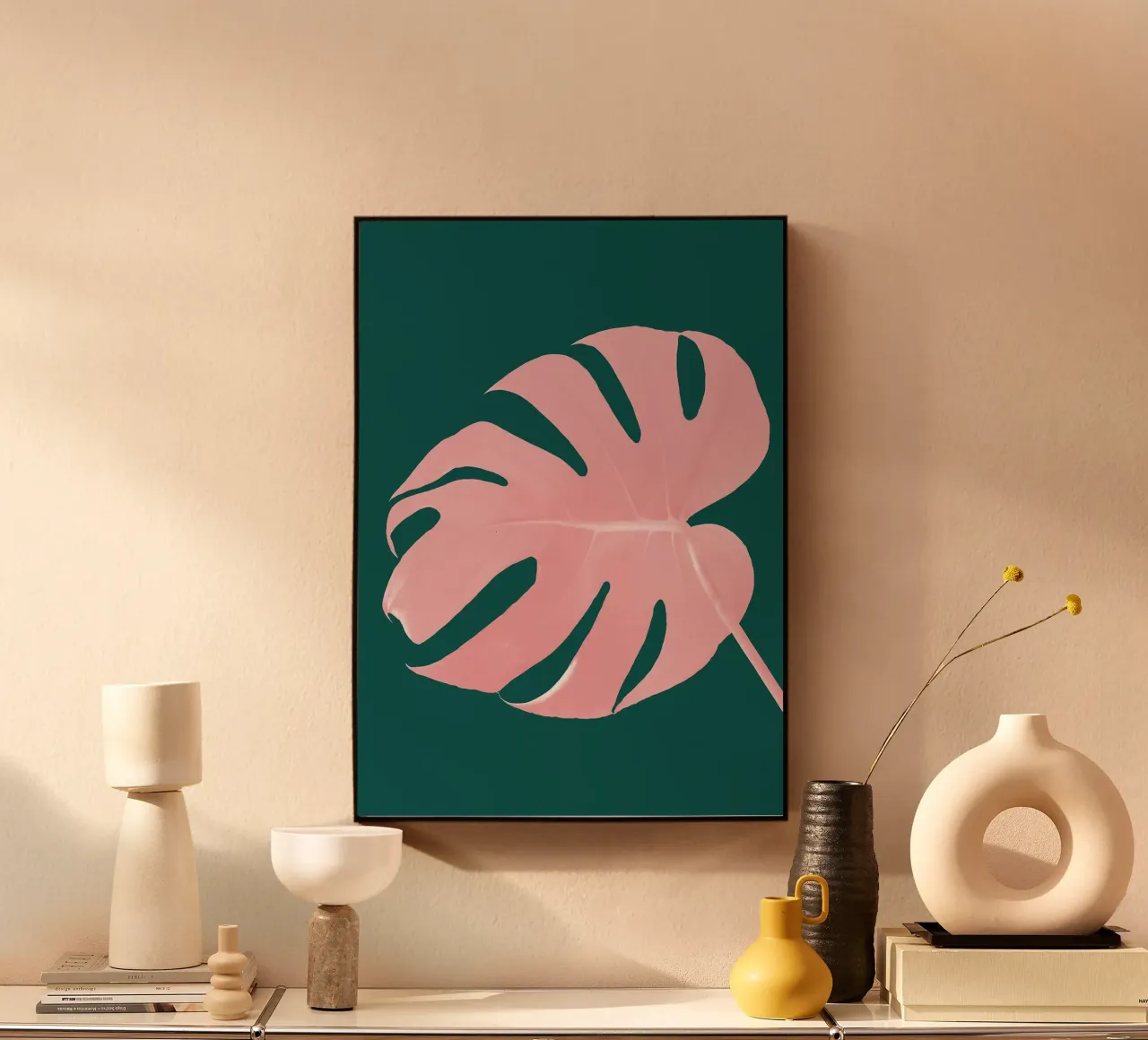 monstera plexiglass da Abstract Botanical Art