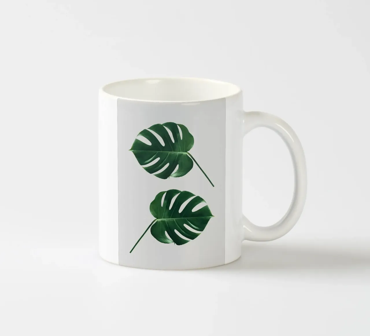 foglie di monstera tazza in ceramica da Abstract Botanical Art