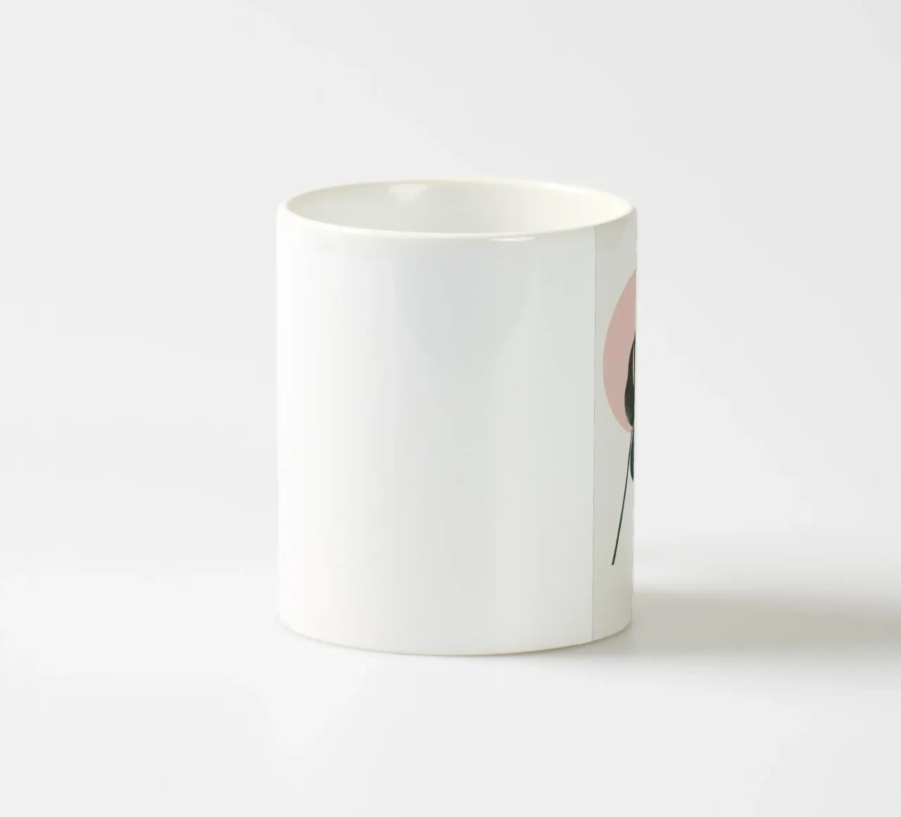 foglia di monstera tazza in ceramica da Abstract Botanical Art