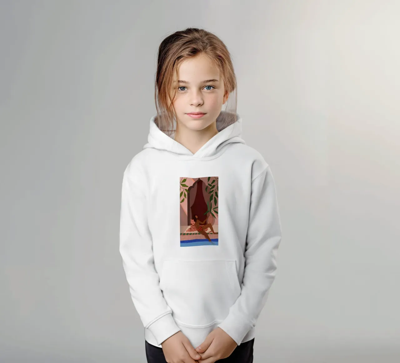 Exotic Holiday felpa bambino con cappuccio da Arty Guava