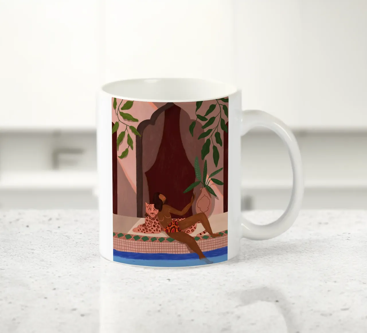 Exotic Holiday tazza in ceramica da Arty Guava