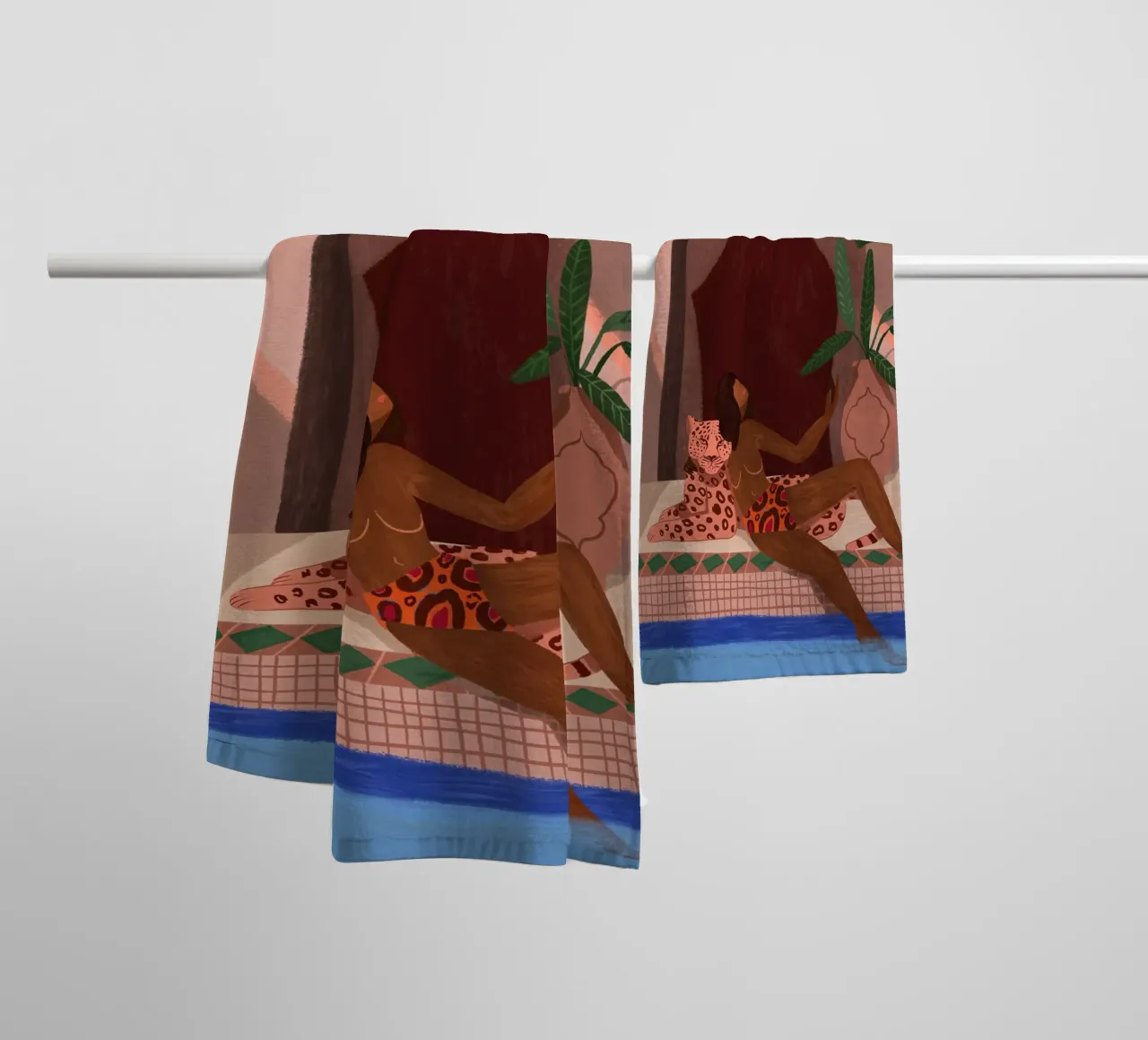 Exotic Holiday asciugamano da bagno da Arty Guava