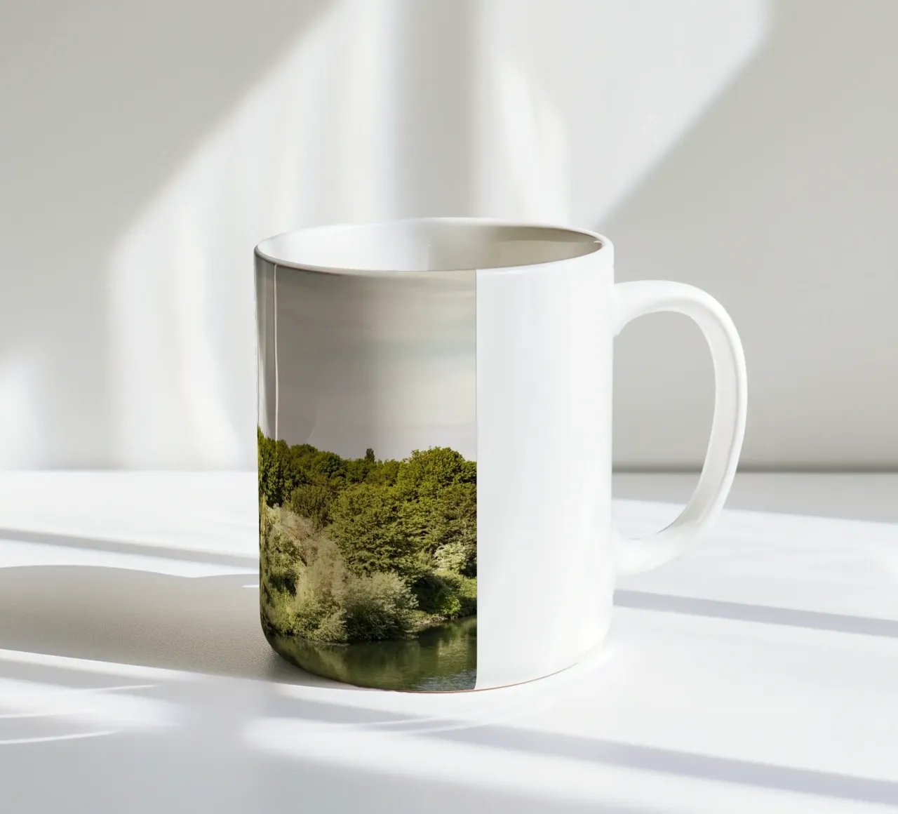 Dancing electricity pylon ceramic mug by Ruhrgebietsansichten