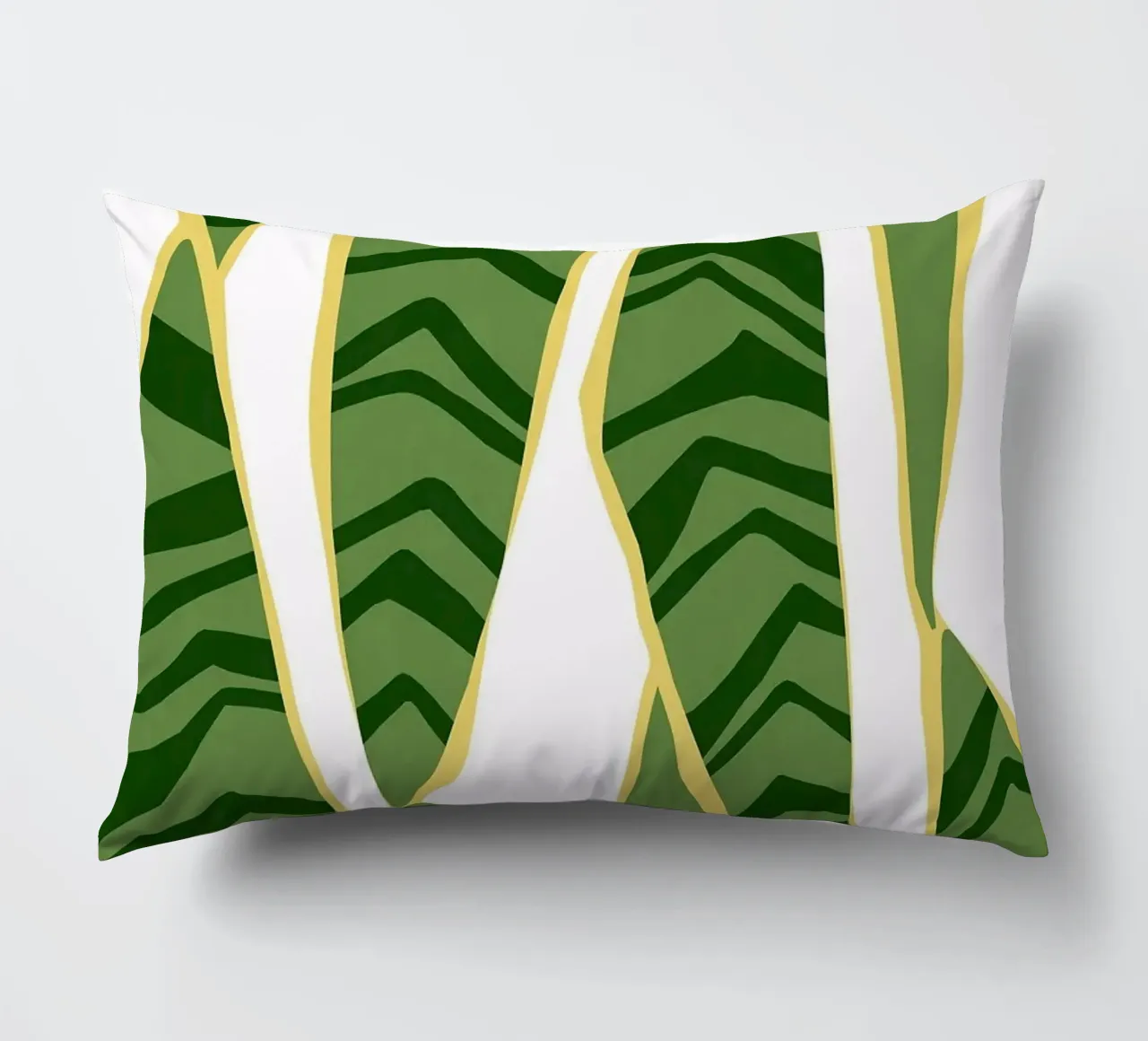 foglie di banano cuscino da Abstract Botanical Art