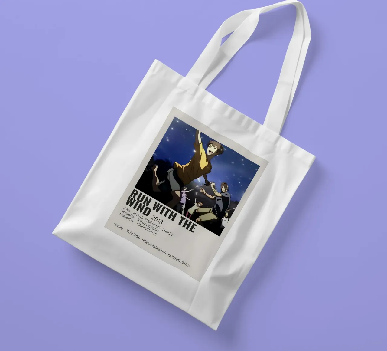 RUN WITH THE WIND 2018 borsa in juta da Totoya