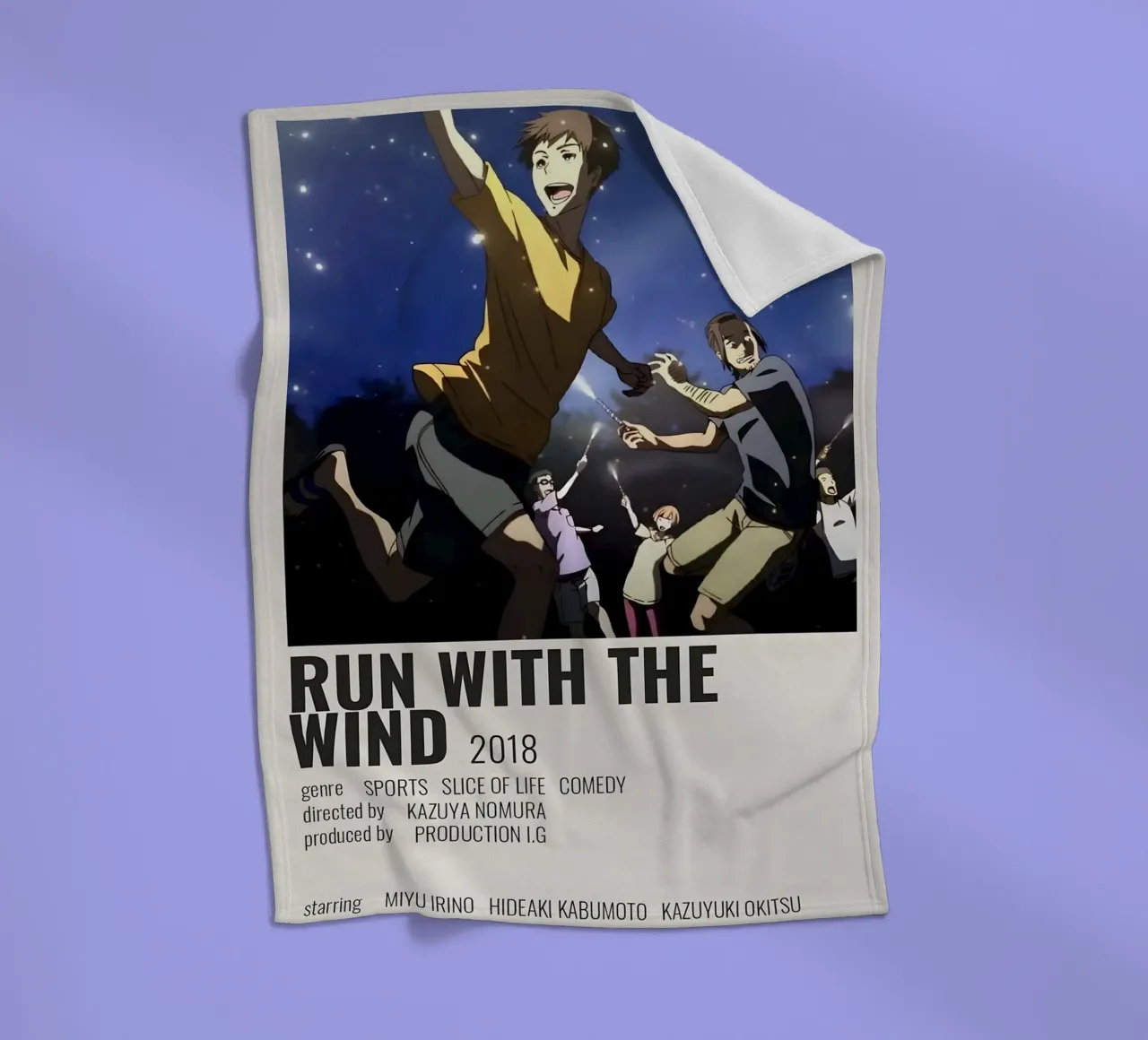 RUN WITH THE WIND 2018 coperta in pile da Totoya