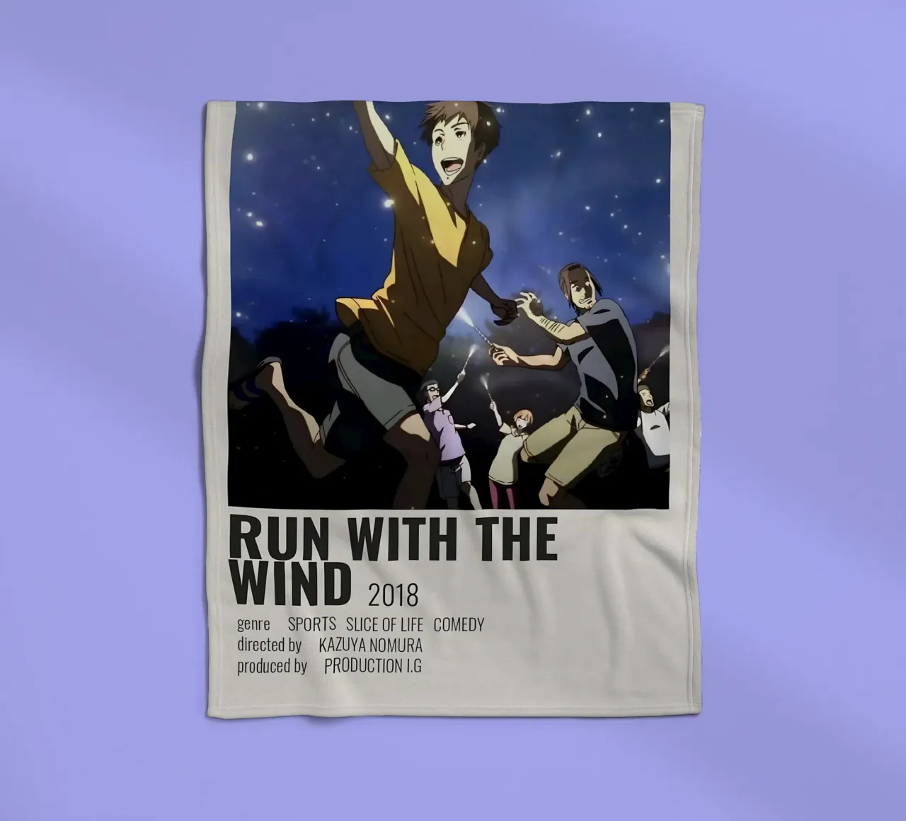 RUN WITH THE WIND 2018 coperta in pile da Totoya