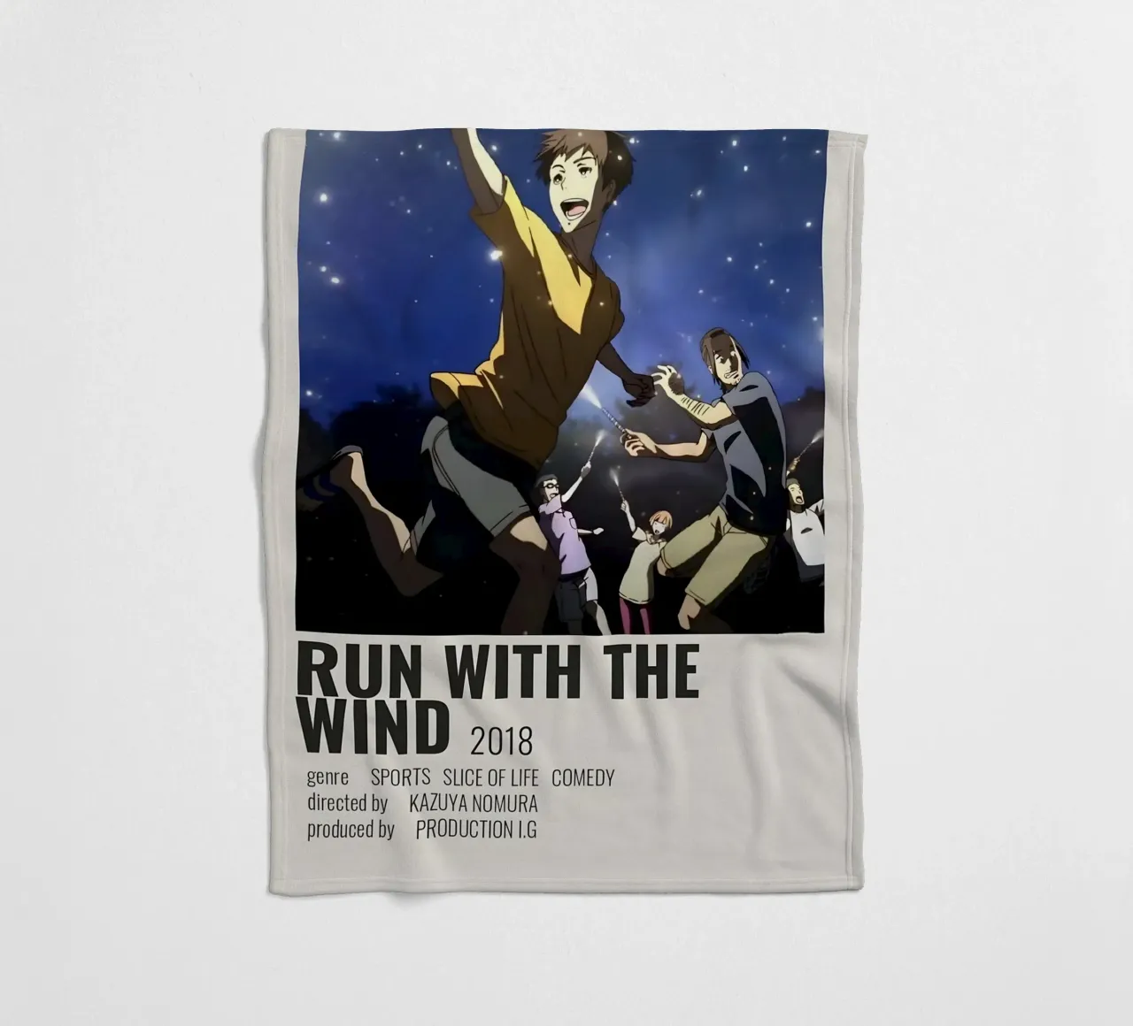 RUN WITH THE WIND 2018 coperta in pile da Totoya