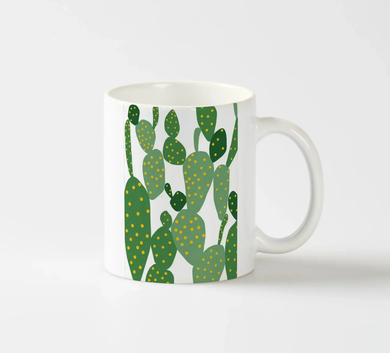 cactus tazza in ceramica da Abstract Botanical Art