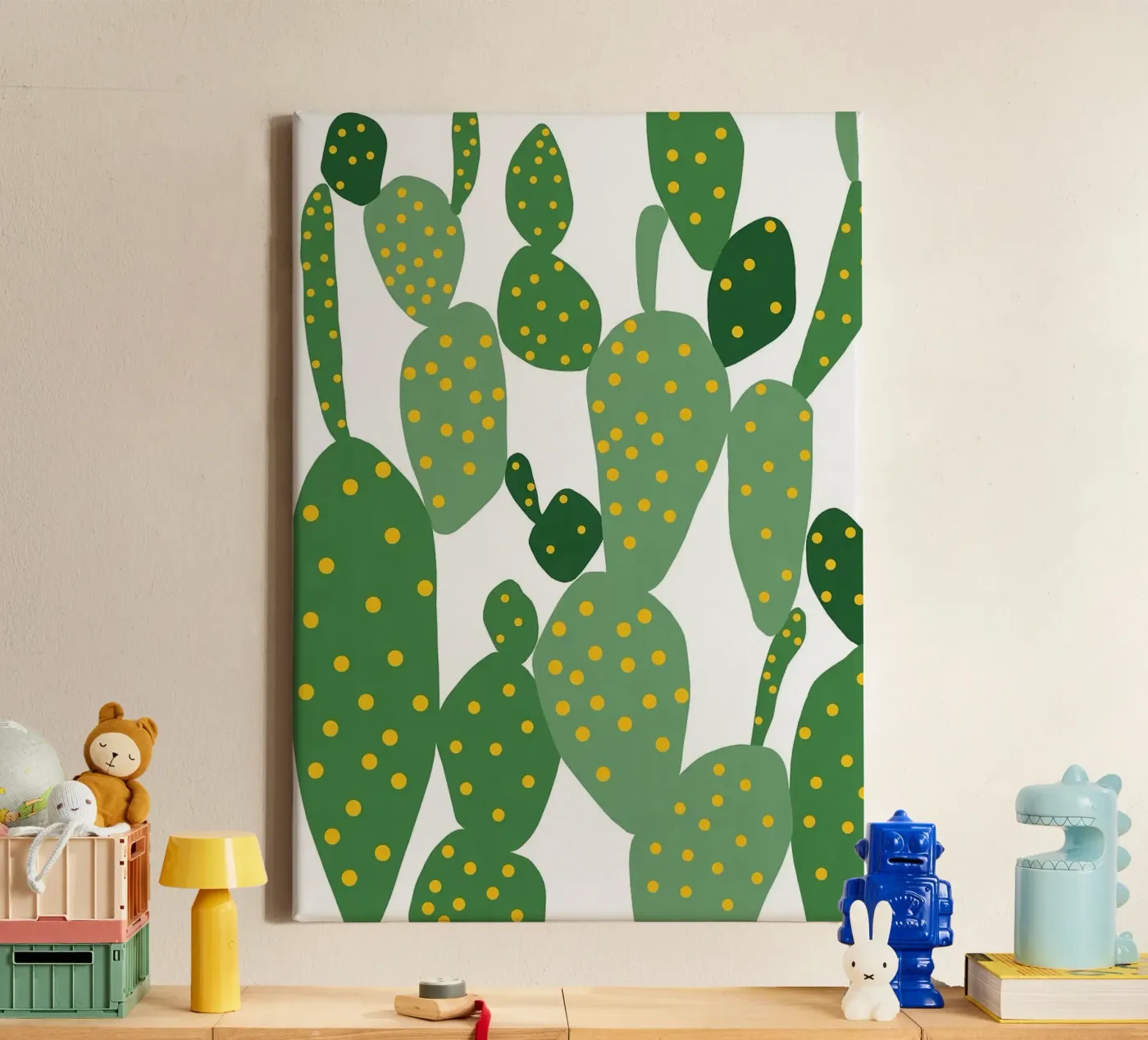 cactus tela da Abstract Botanical Art