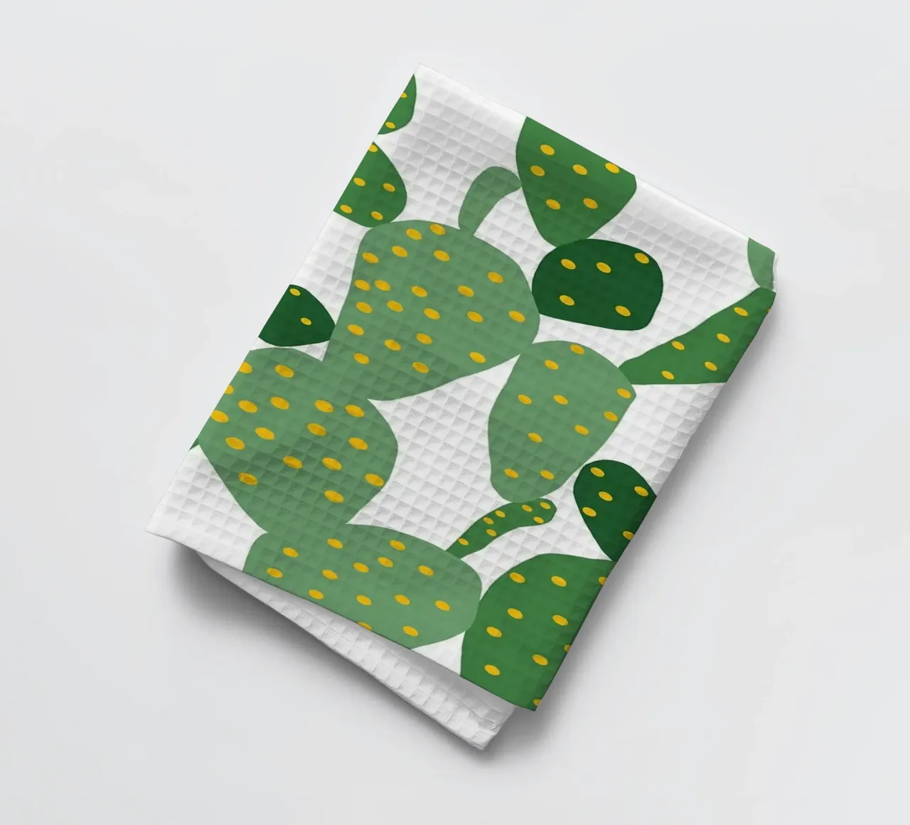 cactus canovaccio da cucina da Abstract Botanical Art