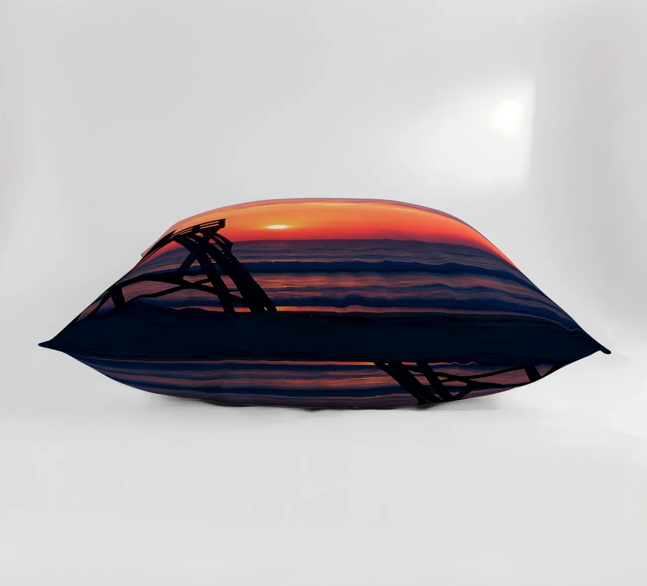 Exotic Bold Sunset decorative cushion by Moon  Bloom