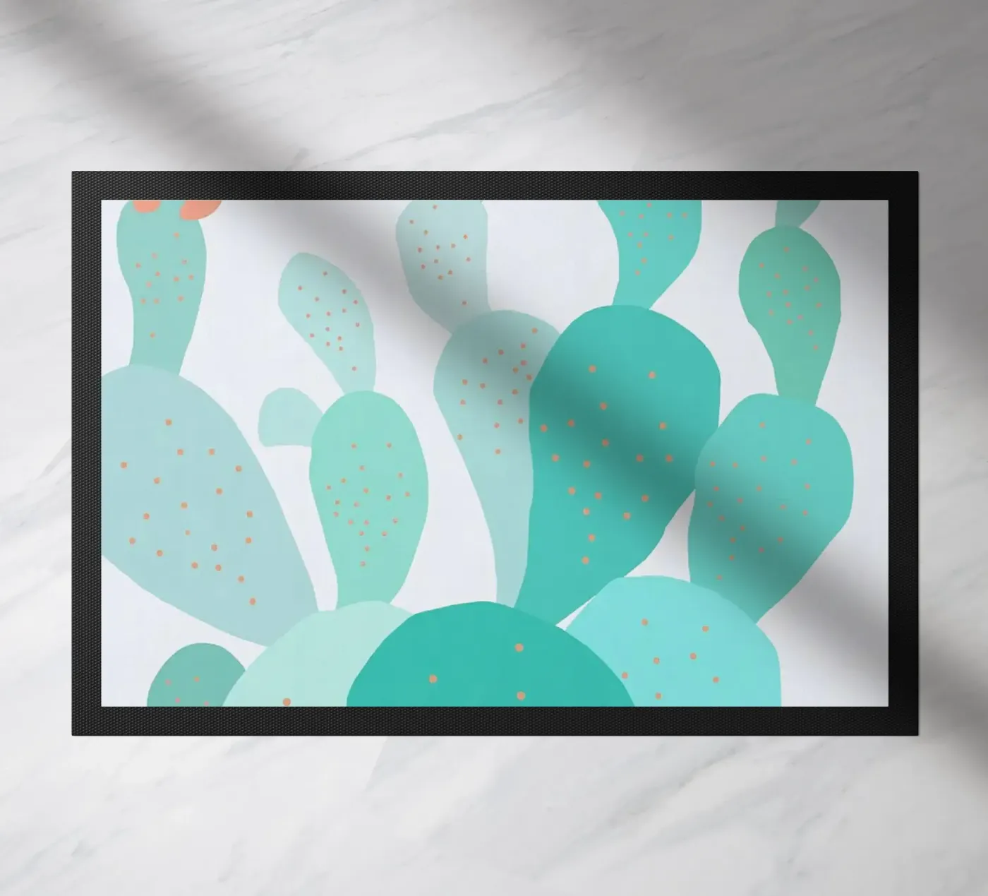 cactus deurmat van Abstract Botanical Art