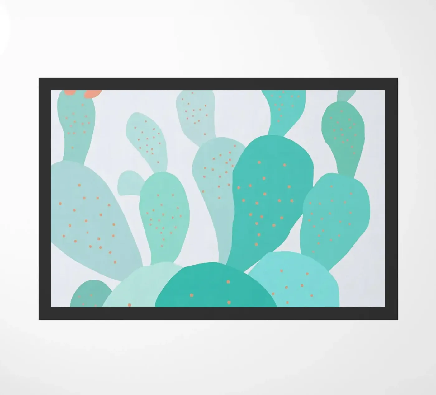cactus deurmat van Abstract Botanical Art