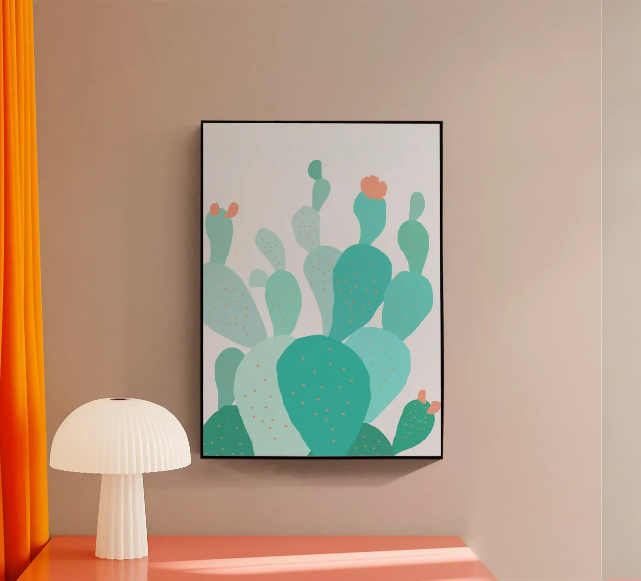 cactus plexiglass da Abstract Botanical Art