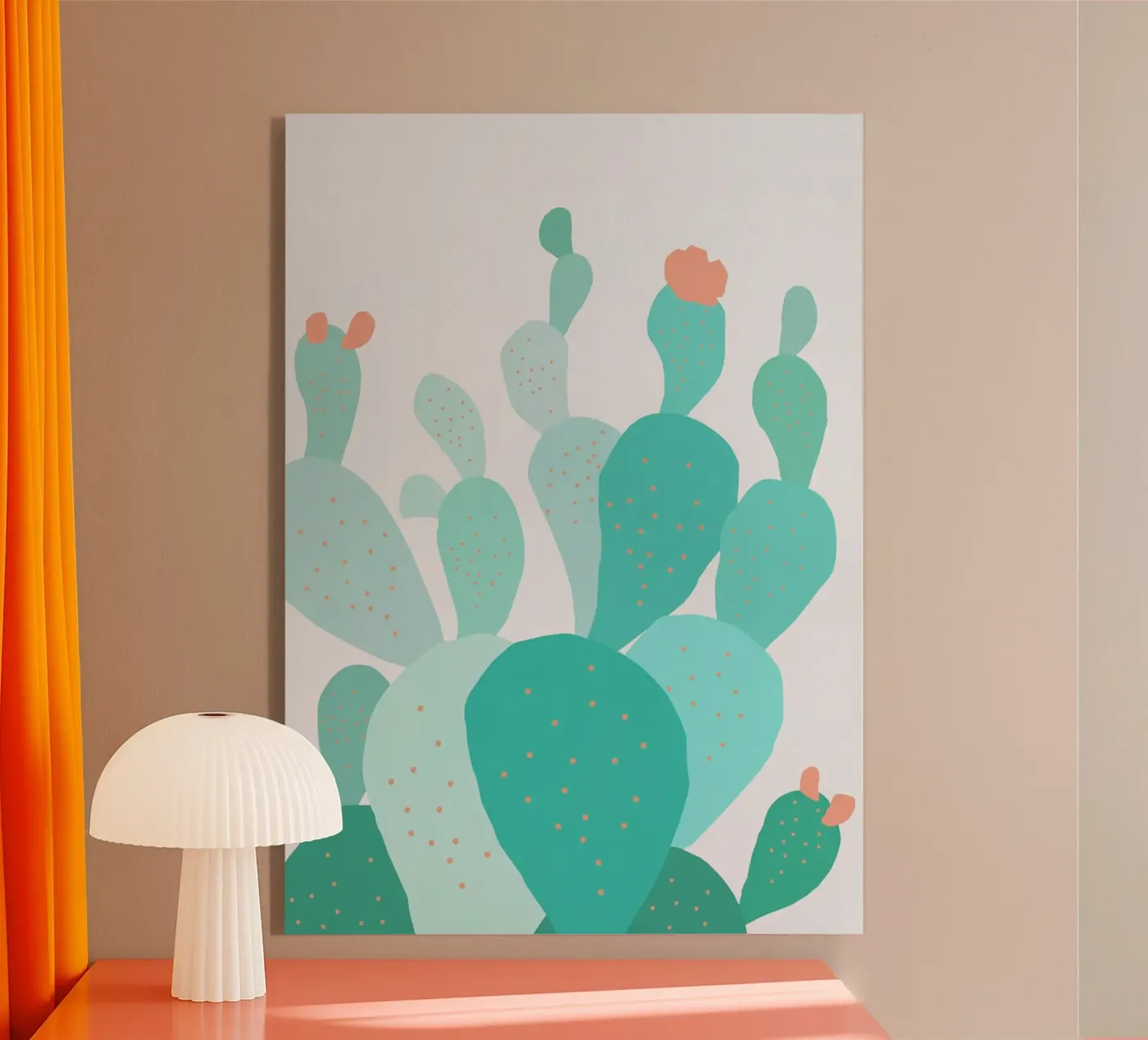 cactus Acryl-Glas von Abstract Botanical Art